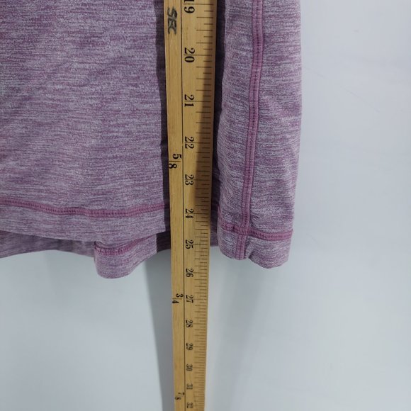 Lululemon Women’s Spin Me Twist Back Heathered lilacTank Top Shelf Bra - Picture 6 of 10